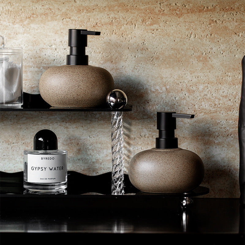 Stoneware Soap Dispenser Bottle