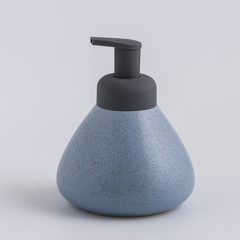 Ceramic Speckled Soap Dispenser Bottle