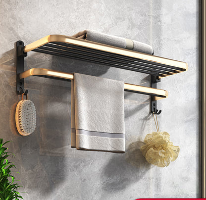 Aluminium Bathroom Wall Hanging Towel Rack