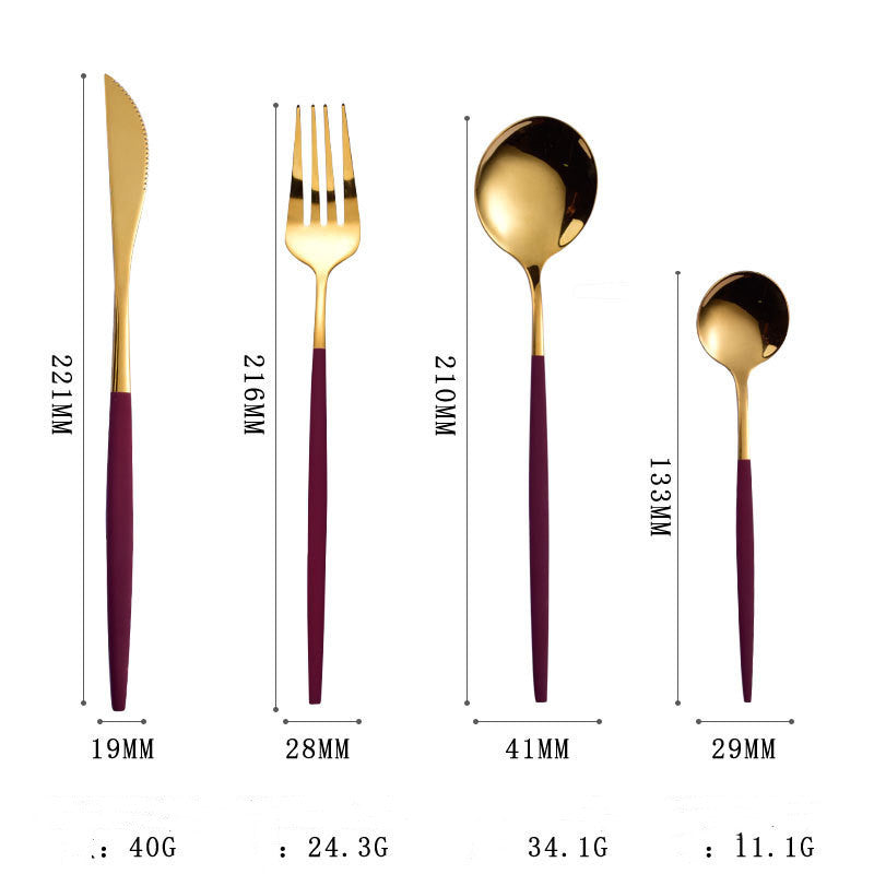 Four-piece Stainless Steel Cutlery Set