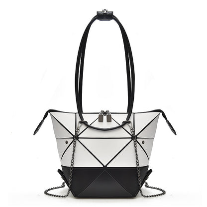 Geometric Diamond Laser Bag