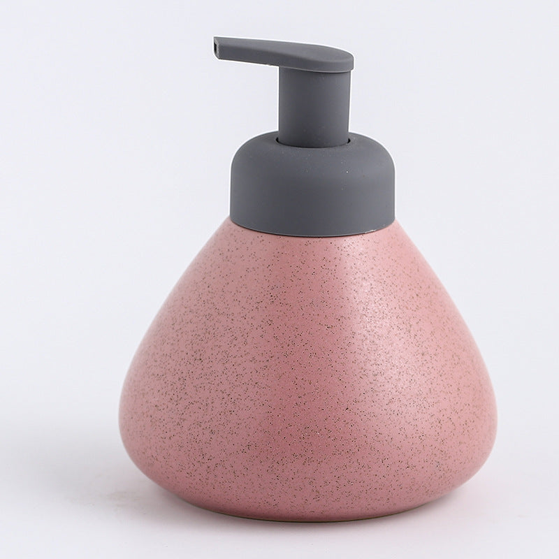 Ceramic Speckled Soap Dispenser Bottle