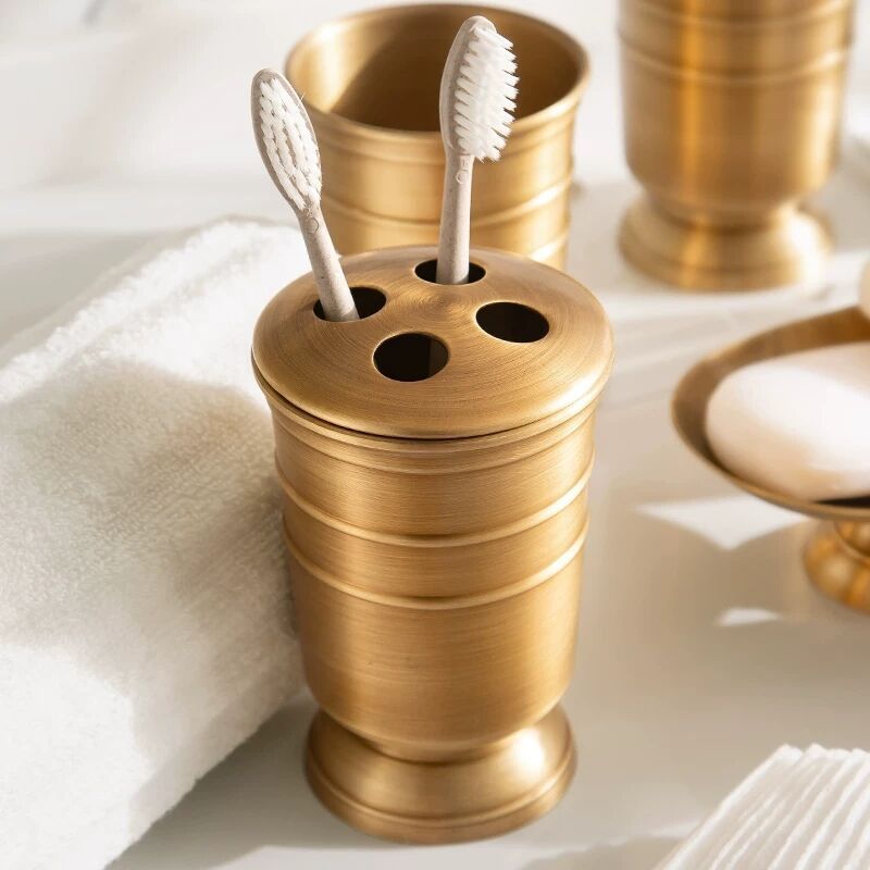 Luxe Polish Bathroom Dispenser Set