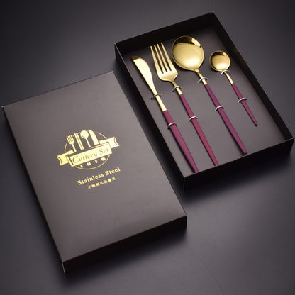 Four-piece Stainless Steel Cutlery Set