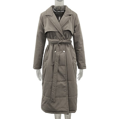 Long Down Breeze Parka Coat