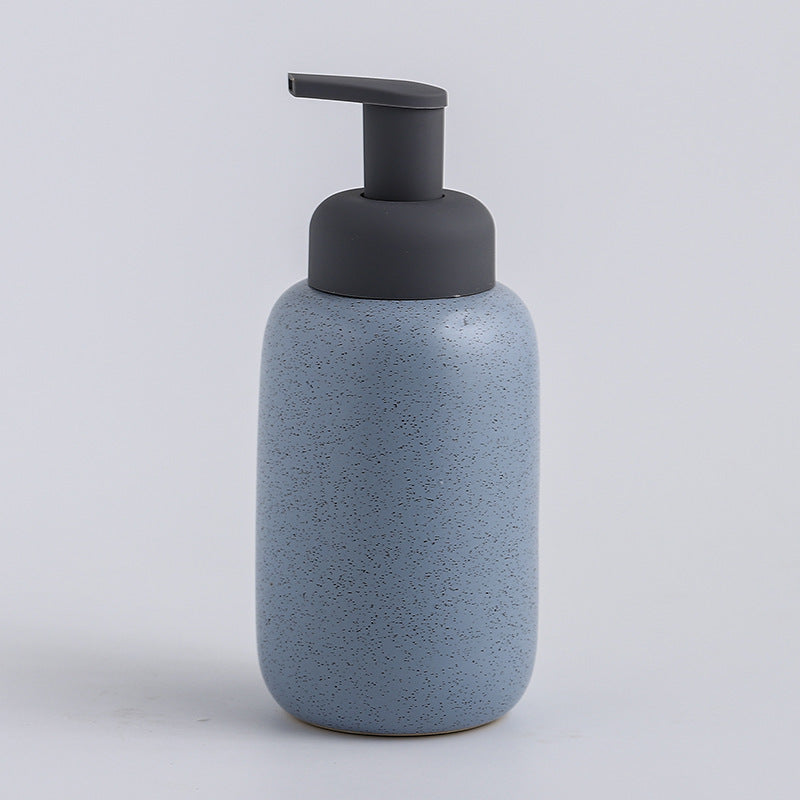 Ceramic Speckled Soap Dispenser Bottle