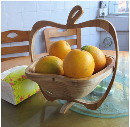 Retro Bamboo Fruit Basket