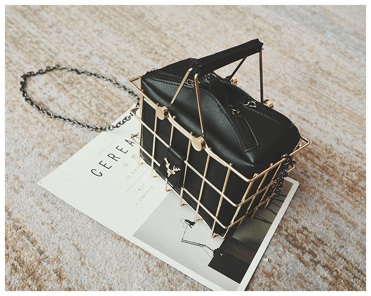 Three Dimensional Basket Bag