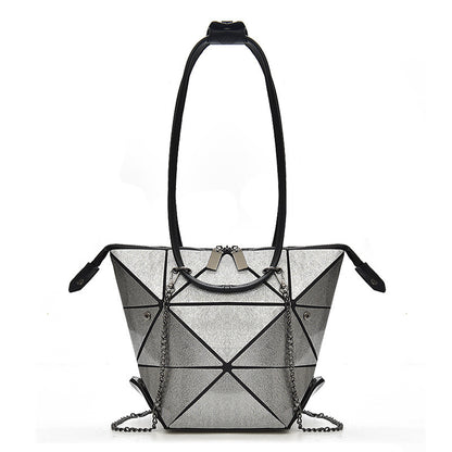 Geometric Diamond Laser Bag