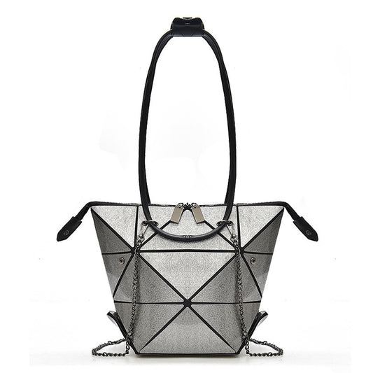 Geometric Diamond Laser Bag