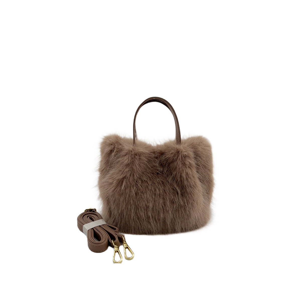 Charm Fur Tote Bag