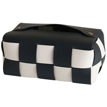 Checkerboard Tissue Box Cover