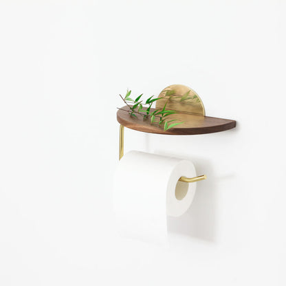 Gold Accent Toilet Roll Holder