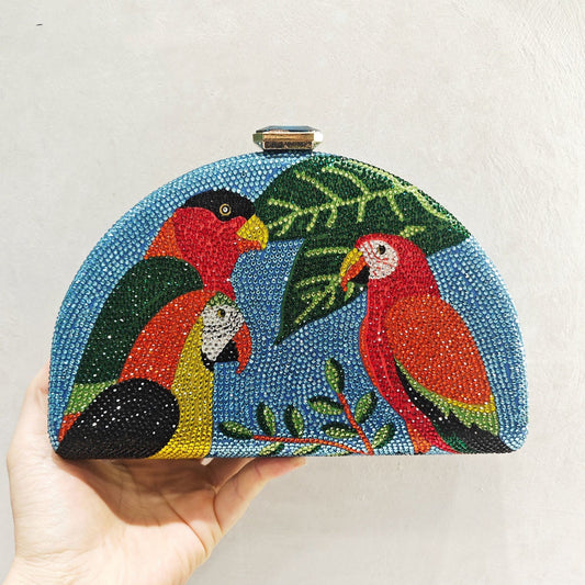 Bird Dazzle Clutch Bag