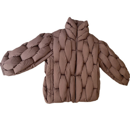 Statement Twisted Padded Jacket