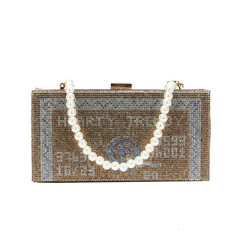 Diamond Letter Square Bag