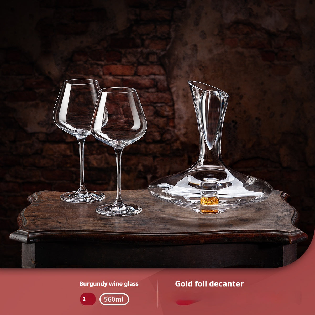 Wine Oxidation Decanter & Glasses