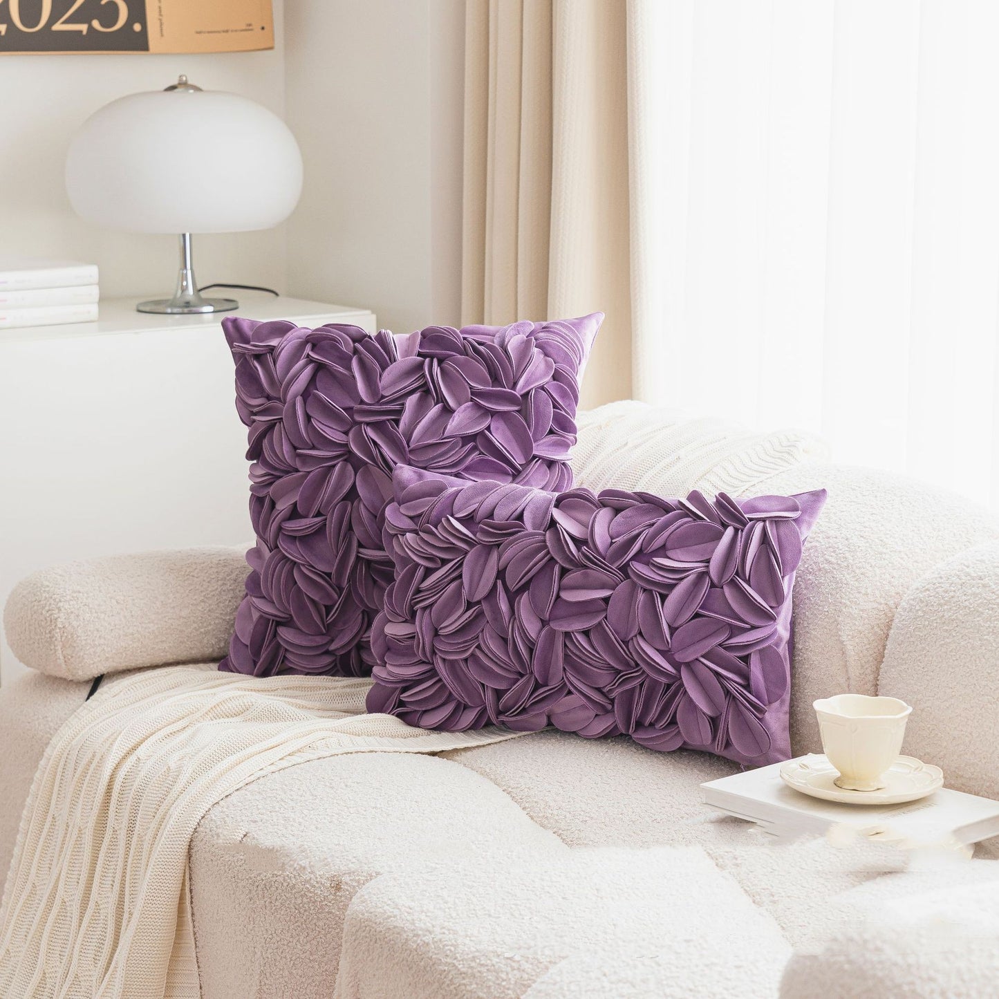 Decorative Petal Cushion Cover