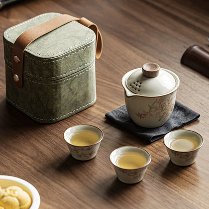 Ceramic Ethereal Travel Tea Set