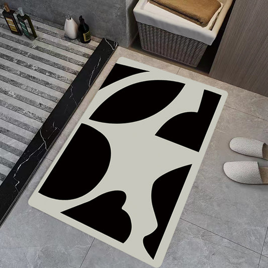 Bathroom Absorbent Graphic Non-slip Mat