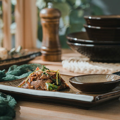 Rectangular Porcelain Dinner