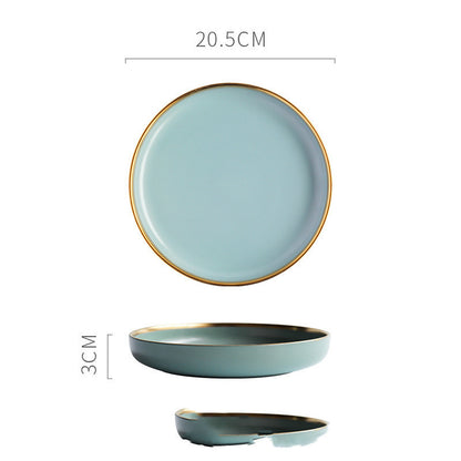 Pastel Gleam Dinner Plate Set