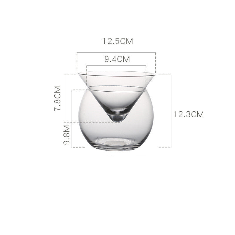 Molecular Double Cocktail Glass