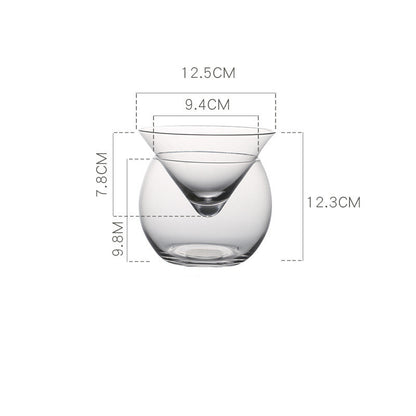 Molecular Double Cocktail Glass