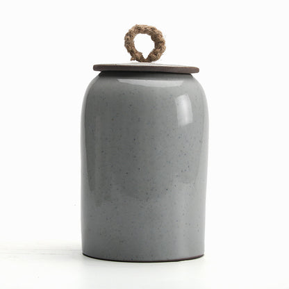 Retro Ceramic Stoneware Airtight Barrel