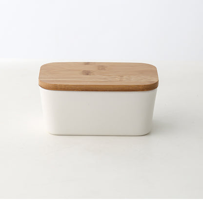 Bamboo Cover Butter Box