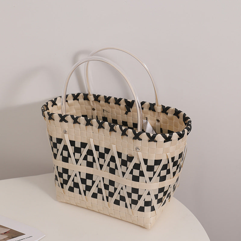 Trendy Basket Bag