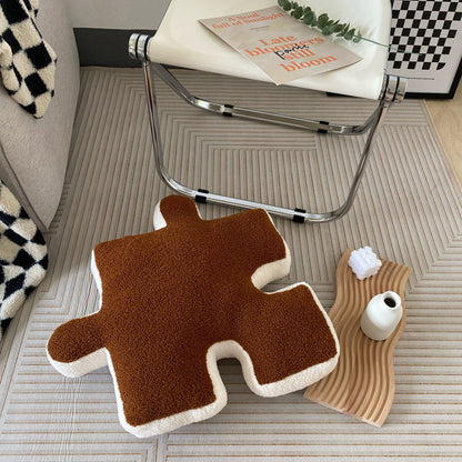 Creative Edgy Puzzle Shaped Pillow