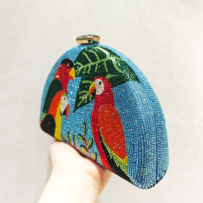 Bird Dazzle Clutch Bag