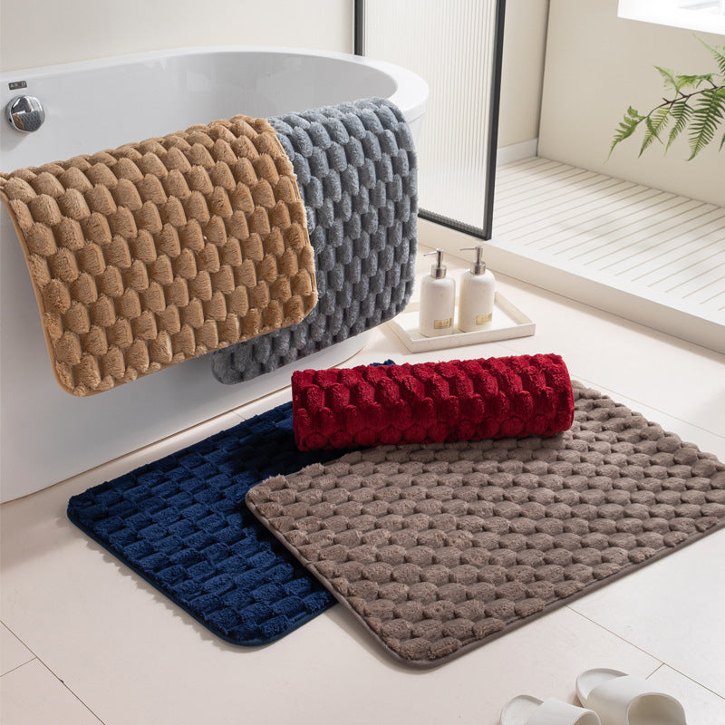 Absorbent Block Colour Non-slip Mat