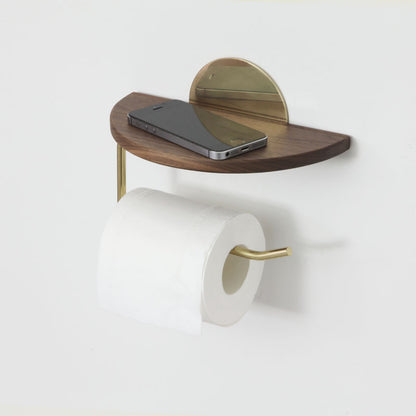 Gold Accent Toilet Roll Holder