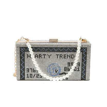 Diamond Letter Square Bag