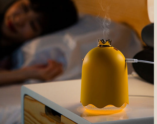 250ML Creative Crown Duck Humidifier Home Desktop Small Car Air Purifier Ultrasonic Humidifier USB Mini Atomizer