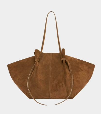 Suede All Day Carry Tote Bag