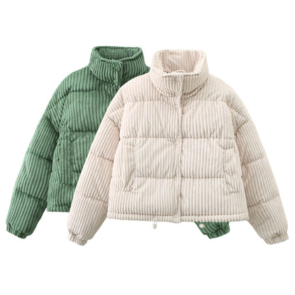 Corduroy Puffer Jacket