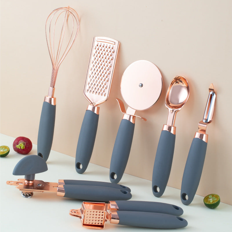 Copper Kitchen Accessories Set