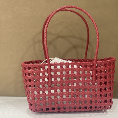 French Style Hollow Out Woven Bag