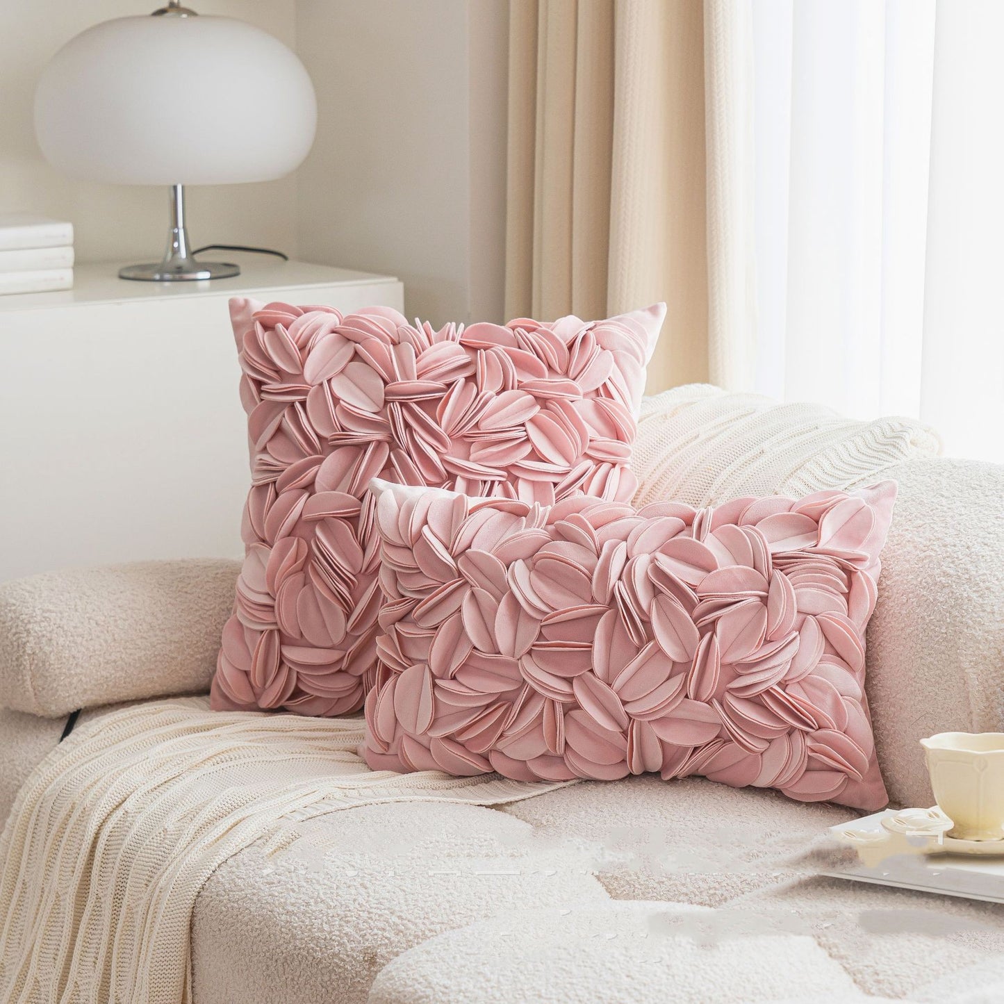 Decorative Petal Cushion Cover