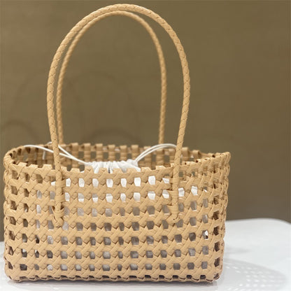 French Style Hollow Out Woven Bag