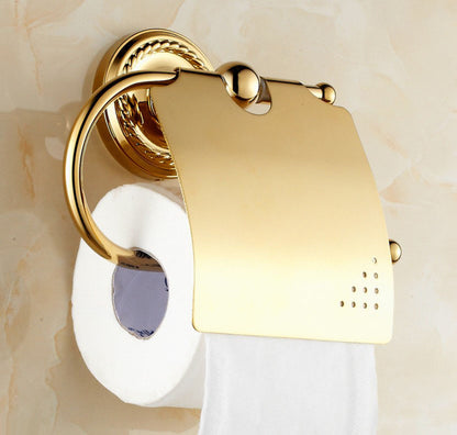 Luxe Wall Mounted Toilet Paper Roll Holder