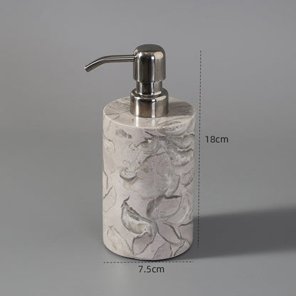 Marble Bathroom Dispenser Set