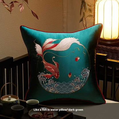 Plush Chinese Classic Embroidery Cushion