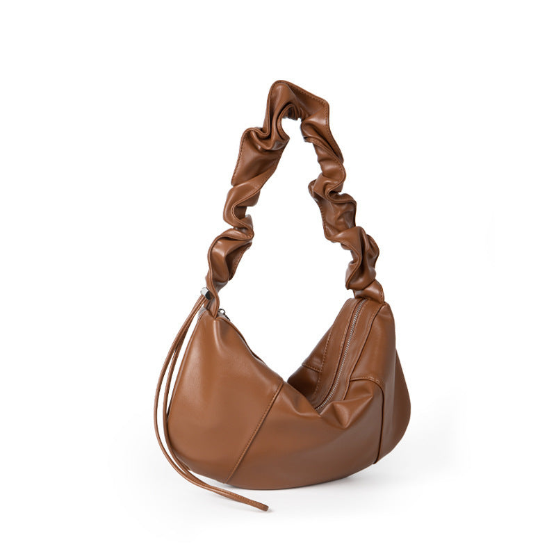 Drawstring Ruffle Bag