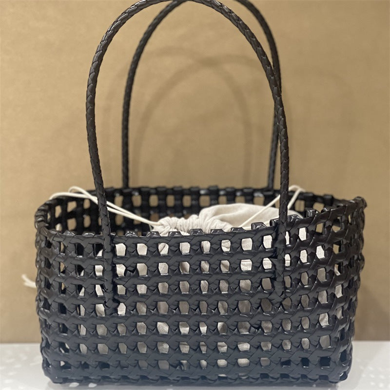 French Style Hollow Out Woven Bag