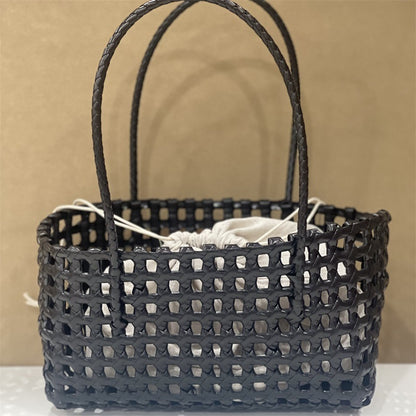 French Style Hollow Out Woven Bag