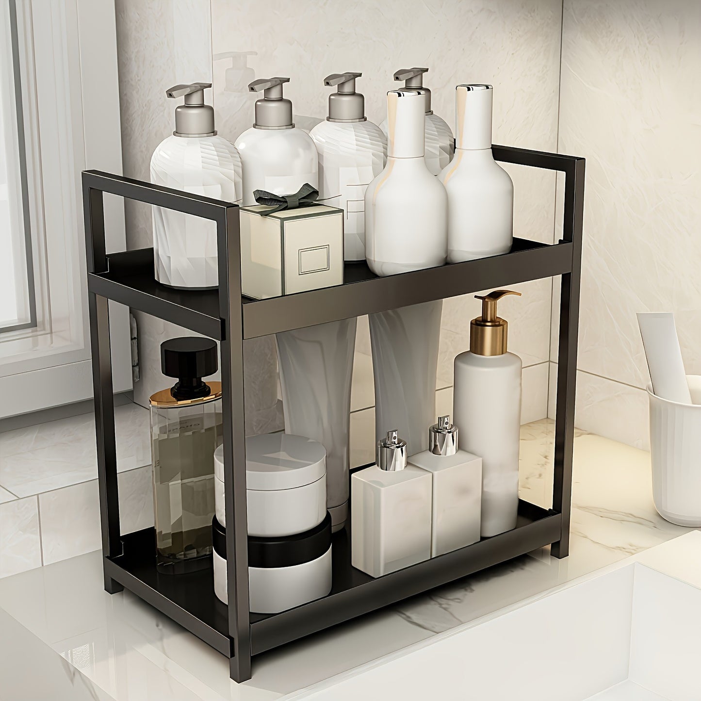 Desk Top Integrated Bathroom Rack